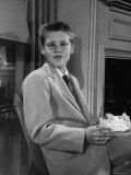 12 Year Old Actor Ricky Nelson Crossing His Eyes for the Camera