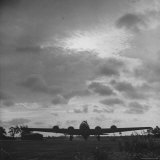 B-17 Flying Fortress Takes Off over Germany from US 8th Bomber Command Airdrome in Southern England