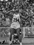 Shot Putter Milt Campbell Competing in the Olympics
