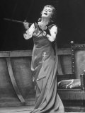 Soprano Birgit Nilsson in a Scene From 