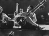 Ravi Shankar Playing at United Nations Concert
