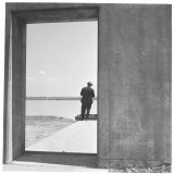 Section of Twelve Foot  Three Mile Concrete Wall with Bulkhead Opening