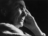 Pensive Portrait of Artist Georgia O'Keeffe