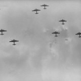 US 8th Bomber Command B-17 Flying Fortress Bombers Getting Into Formation