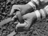 The Hands of Jockey Willie Hartack Riding Bit O' Dreams