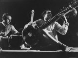 Ravi Shankar Playing at United Nations Concert