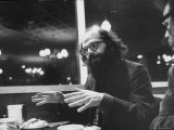 Poet Allen Ginsberg with Demonstrators During Democratic National Convention