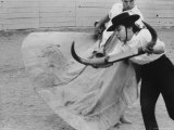Rueben Corrales Acute in Bullfighting Techniques at Rancho Del Charros