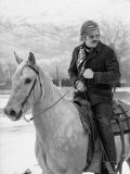 Actor Robert Redford Horseback Riding