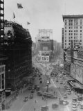 Intersection of Broadway and 7th Avenue  North of Times Square