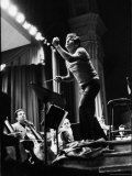 Conductor Leonard Bernstein Rehearsing Mahler's Resurrection Symphony at Carnegie Hall