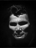 Portrait of Actor Jack Palance Looking Like a Jack O' Lantern