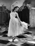 Ballet Dancer Moira Shearer's Solo Dance in Scene from British Ballet Film "Red Shoes"