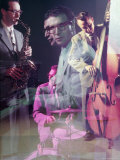 Multiple Exposure of the Dave Brubeck Quartet