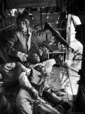 Helicopter Crew Chief James C Farley Shouting to Crew as Wounded Comrades Lay Dying at His Feet