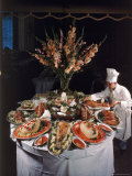 Buffet Lunch Spread Served Daily in the Persian Room During the Summer Months at the Plaza Hotel
