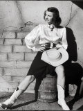 Full Length Portrait of Actress Dale Evans Wearing a Cowgirl Costume