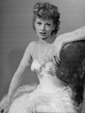 Dancer/Actress Lucille Ball Posing in Dance Costume for Routine She Learned for "The Big Street"
