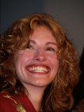 Actress Julia Roberts  Grinning