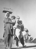 Sikhs Carrying Their Belongings as They Migrate to East Punjab After the Division of India