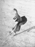 Barbara Ann Scott Making School Figures at the World Figure Skating Contest