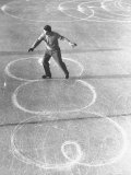 Richard Button Skating at the World Figure Skating Contest