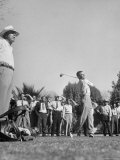 Golfer Ben Hogan Playing in Pro Amateur Tournament as Warm-up for Phoenix Open