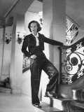 Mrs Phillip Isles Wearing Bull Fighter Pajamas with Bolera Jacket