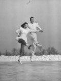 Michael Kennedy and Wife Karol  Dancing on Ice Skates at the World Figure Skating Championship