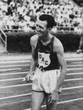 Runner Bob Schul During the US Track and Field Olympic Trials