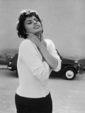 Actress Sophia Loren Displaying a Wide Range of Emotions