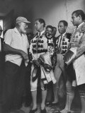 Matador Luis Miguel Dominguin with American Writer Ernest Hemingway