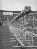 Demonstrations of Gymnastics by Russian Athletes  from Trade Union Schools