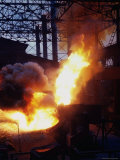 Bessemer Furnace change Iron to Steel for Munitions Production at Birmingham Steel Prod Center