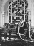 Wealthy Saudi Arabian Businessman Ibrahim Chakir in His Summer Home Near Beirut