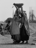 Indian Woman During Construction of Chandigarh  New Capital City of Punjab