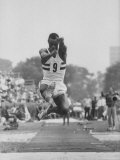 Olympic Broad Jumper Ralph Boston Making His Winning Jump at the Olympic Trials at Downing Stadium