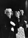 Actress Grace Kelly with Mother  Mrs John D Kelly and Sister Before Leaving for Wedding in Monaco