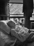 Serenaded by Horston American Legion Oldest Civil War Veteran Walter Williams in Bed with Cigar