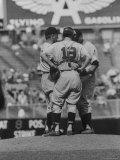 Members of the Cleveland Indians Conferring on the Mound During a Game