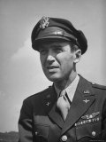 Uniformed Pilot/Actor  Col Jimmy Stewart  in His Hometown Upon His Return from WWII