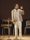 Comedian / Actor Andy Kaufman During Performance at Carnegie Hall