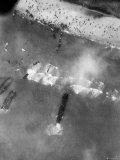 American Troops Landing Craft Going Ashore in Initial Minutes of Invasion of Utah Beach on D Day