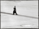 Cosmonaut Yuri Gagarin at Airport  Where Soviet Dignitaries Wait to Honor Him