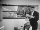 Beauty Shop/Cotton Bowl Lanes for Benefit of Women Bowlers Who Can Have Hair Set Between Games