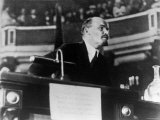Russian Communist Leader Vladimir Lenin Delivering Speech at a Session of the Second Congress