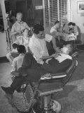 Screenwriting Team of Charles Brackett and Billy WilderWorking in the Paramount Studio Barbershop