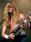 Dave Mustaine  Lead Singer of Megadeth  Performing