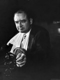 Sen Joe McCarthy Listening During Committee Hearings "Conduct Unbecoming a Senator"