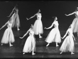 Dancers from the Corps de Ballet in the New York City Ballet Production of Seremade